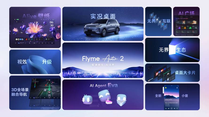 吉利发布新一代AI座舱系统，智能体Eva上车
